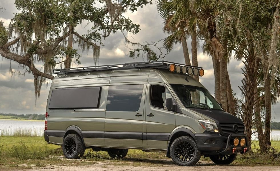 War Horse All-Terrain Luxury Camper Van, custom vans are priced from $250,000 to $300,000.