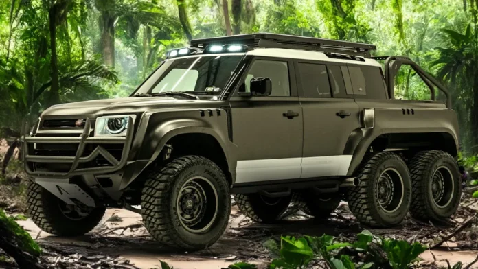 Unveiling the Six-Wheeled Land Rover Defender: The World Ender