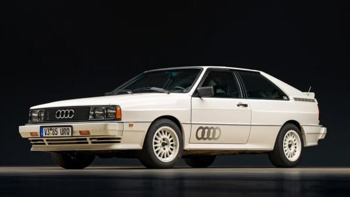 Experience the Thrill of Winter Driving with the Rare 1985 Audi Quattro