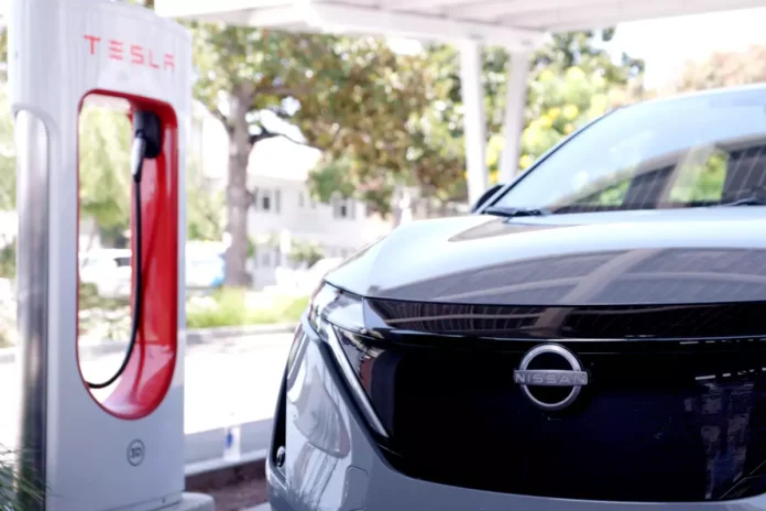 Nissan EV Owners Gain Access to Tesla’s Supercharger Network