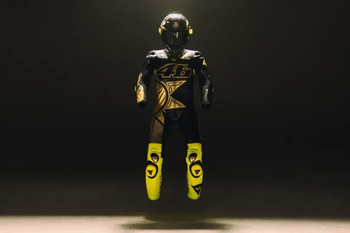 Celebrating Rossi: Dainese’s Tribute with the 46 Racing Suits and AGV Helmets