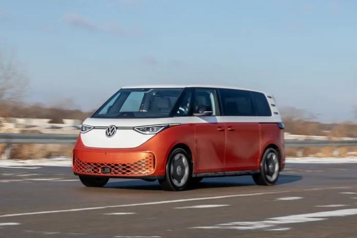 Cold-Weather Efficiency Test: 2025 Volkswagen ID. Buzz vs. 2024 Kia EV9
