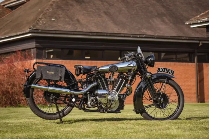 Historic Brough Superior SS100 Fetches £241,500 at National Motorcycle Museum
