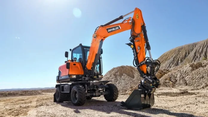 Develon Unveils New Electric Wheeled Excavators at TKD
