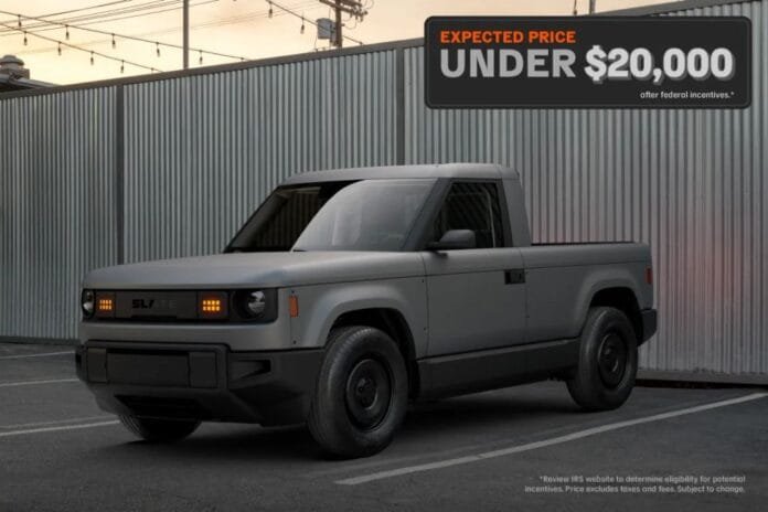 The Price Dilemma: Can Slate Auto’s Electric Truck Survive Without Tax Credits?