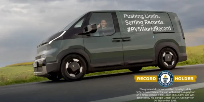 Kia PV5 Electric Van Sets Guinness World Record: A New Benchmark in Electric Mobility