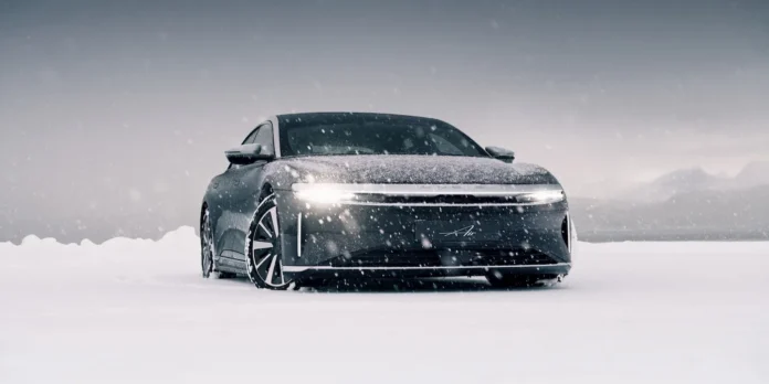 In extreme winter conditions, real efficiency matters more than rated range — and Lucid just proved it